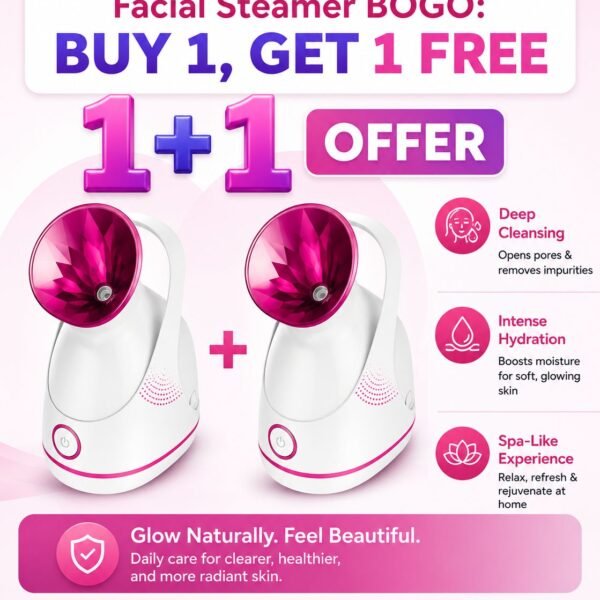 Q Devices Facial Steamer – Buy 1 Get 1 FREE